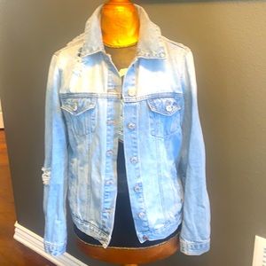 Forever 21 Distressed Jean jacket
